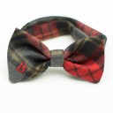 Dog Wool Tartan Plaid Bow Tie “George A. L.”